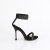 Fabulicious CUPID-440 Sandaletten Kunstleder Strass Schwarz EU-38 / US-8