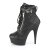 Pleaser Stiefelette DELIGHT-600-05 Schwarz EU-35 / US-5