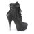 Pleaser Stiefelette DELIGHT-600-05 Schwarz EU-39 / US-9