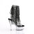 Pleaser DELIGHT-1017RSF Plateau Stiefeletten Clear Strass Schwarz EU-36 / US-6
