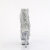 Pleaser DELIGHT-1017RSF Plateau Stiefeletten Clear Strass Silber EU-35 / US-5