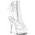 Pleaser DELIGHT-1018C Plateau Stiefeletten Clear EU-35 / US-5