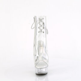 Pleaser DELIGHT-1018C Plateau Stiefeletten Clear EU-36 /...
