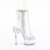 Pleaser DELIGHT-1018C-2RS Plateau Stiefeletten Clear Strass Transparent EU-40 / US-10