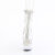 Pleaser DELIGHT-1018C-2RS Plateau Stiefeletten Clear Strass Transparent EU-37 / US-7