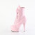 Pleaser DELIGHT-1020 Plateau Stiefeletten Lack Pink EU-35 / US-5