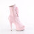Pleaser DELIGHT-1021 Plateau Stiefeletten Lack Pink EU-35 / US-5