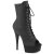 Pleaser DELIGHT-1021 Plateau Stiefeletten Kunstleder Schwarz EU-35 / US-5