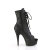 Pleaser DELIGHT-1021 Plateau Stiefeletten Kunstleder Schwarz EU-37 / US-7