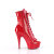 Pleaser DELIGHT-1021 Plateau Stiefeletten Lack Rot EU-35 / US-5