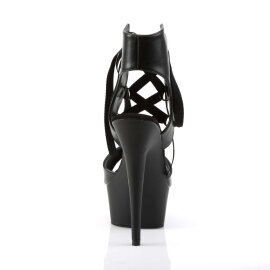 Pleaser Sandalette DELIGHT-600-14 Schwarz EU-35 / US-5