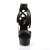 Pleaser Sandalette DELIGHT-600-14 Schwarz EU-35 / US-5