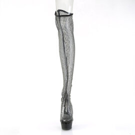 Pleaser DELIGHT-3009 Plateau Overknee Stiefel Kunstleder...