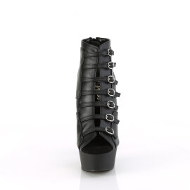 Pleaser DELIGHT-600-11 Plateau Stiefeletten Kunstleder...