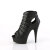 Pleaser DELIGHT-600-11 Plateau Stiefeletten Kunstleder Schwarz EU-35 / US-5