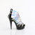Pleaser DELIGHT-600-9 Plateau Stiefeletten Lack Holograma Bunt EU-35 / US-5