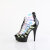 Pleaser DELIGHT-600-9 Plateau Stiefeletten Lack Holograma Bunt EU-38 / US-8