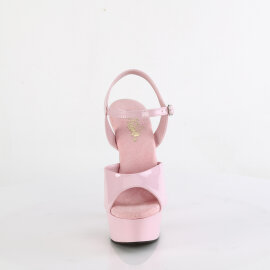 Pleaser DELIGHT-609 Plateau Sandaletten Lack Pink EU-41 /...