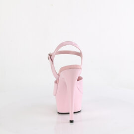 Pleaser DELIGHT-609 Plateau Sandaletten Lack Pink EU-41 / US-11