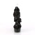 Pleaser DELIGHT-620 Plateau Sandaletten Stoff Schwarz EU-35 / US-5