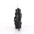 Pleaser DELIGHT-620 Plateau Sandaletten Stoff Schwarz EU-35 / US-5