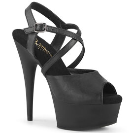 Pleaser DELIGHT-624-1 Plateau Sandaletten Kunstleder...