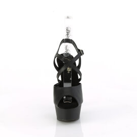 Pleaser DELIGHT-624-1 Plateau Sandaletten Kunstleder...