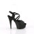 Pleaser DELIGHT-624-1 Plateau Sandaletten Kunstleder Schwarz EU-36 / US-6