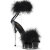 Pleaser DELIGHT-624F Plateau Sandaletten Clear Schwarz EU-35 / US-5
