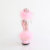 Pleaser DELIGHT-624F Plateau Sandaletten Clear Pink EU-35 / US-5