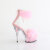 Pleaser DELIGHT-624F Plateau Sandaletten Clear Pink EU-40 / US-10