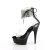 Pleaser DELIGHT-624RS Plateau Sandaletten Clear Strass Transparent EU-36 / US-6