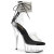 Pleaser DELIGHT-624RS Plateau Sandaletten Clear Strass Schwarz EU-42 / US-12