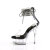 Pleaser DELIGHT-624RS Plateau Sandaletten Clear Strass Schwarz EU-42 / US-12