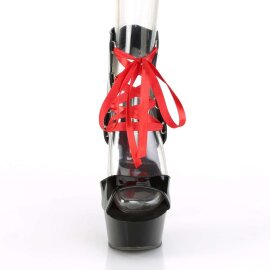 Pleaser Sandalette DELIGHT-600-14FH Schwarz EU-37 / US-7