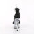 Pleaser DELIGHT-641 Plateau Sandaletten Stoff Clear Schwarz EU-35 / US-5