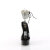 Pleaser DELIGHT-691-2RS Plateau Sandaletten Clear Strass Schwarz EU-36 / US-6