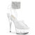 Pleaser DELIGHT-691-2RS Plateau Sandaletten Clear Strass Transparent EU-36 / US-6
