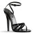 Devious DOMINA-108 Sandaletten Lack Schwarz EU-36 / US-6