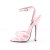 Devious DOMINA-108 Sandaletten Lack Baby Pink EU-38 / US-8