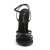 Devious DOMINA-108 Sandaletten Kunstleder Schwarz EU-35 / US-5