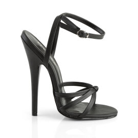 Devious DOMINA-108 Sandaletten Kunstleder Schwarz EU-42 / US-12