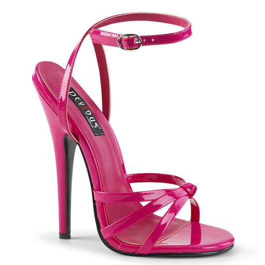 Devious DOMINA-108 Sandaletten Lack Pink EU-43 / US-13