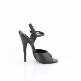 Devious DOMINA-109 Sandaletten Kunstleder Schwarz EU-42 / US-12