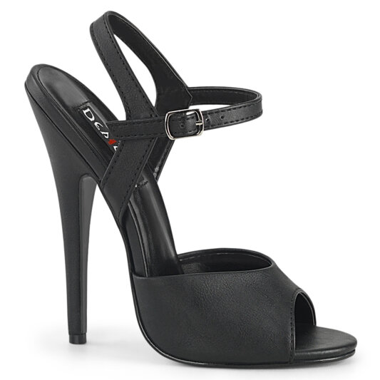 Devious DOMINA-109 Sandaletten Kunstleder Schwarz EU-44 / US-14