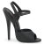 Devious DOMINA-109 Sandaletten Kunstleder Schwarz EU-44 / US-14