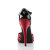 Devious DOMINA-412 Sandaletten Lack Schwarz EU-35 / US-5