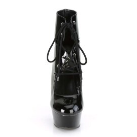 Pleaser Stiefelette DELIGHT-600-22 Schwarz EU-35 / US-5