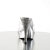 Fabulicious ELEGANT-401 Plateau Pantoletten Chrom Clear Silber EU-38 / US-8