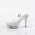 Fabulicious ELEGANT-408 Plateau Sandaletten Clear Strass Transparent EU-37 / US-7